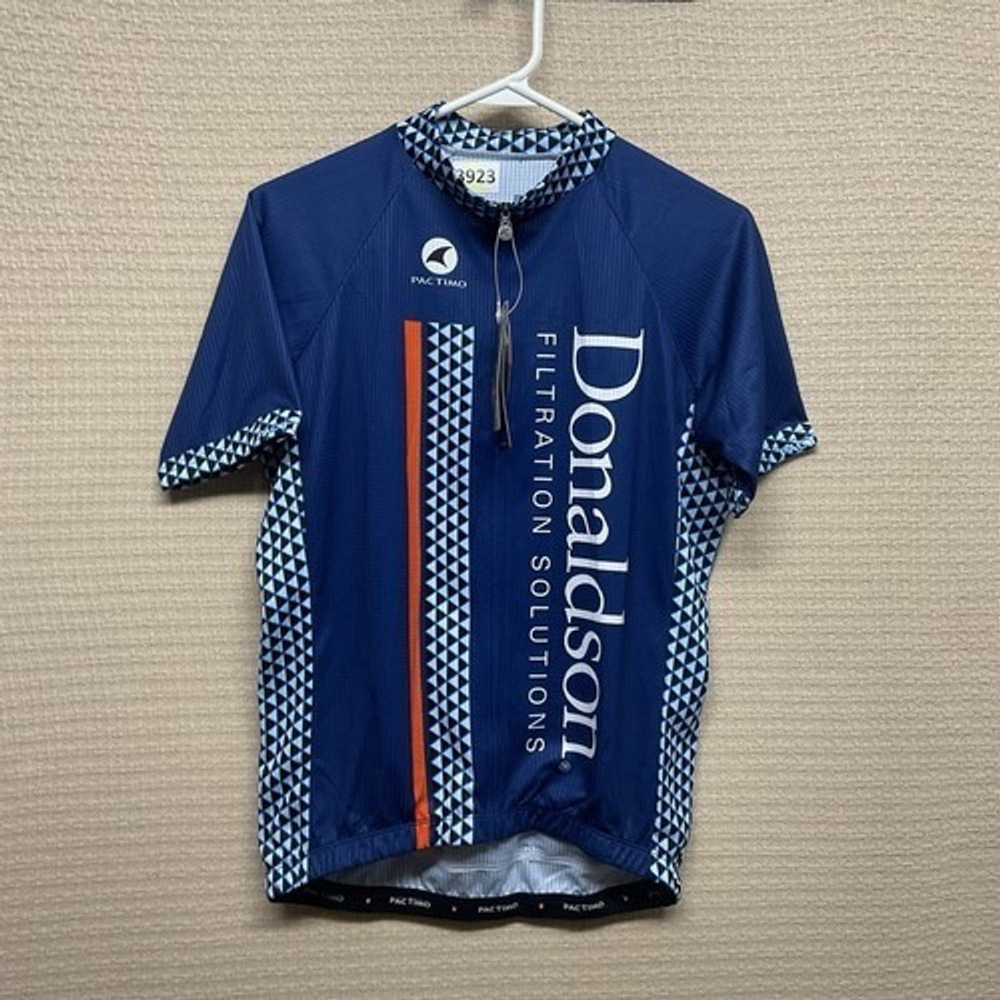 NWT Pactimo Blue 3 Pocket 1/3 Zip Short Sleeve Cycling Jersey Shirt Men‎ Size M